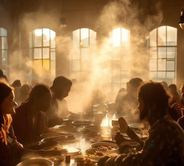 食堂温度，文明与生命的交响曲