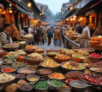 美食之旅，历史长河中的文化传承