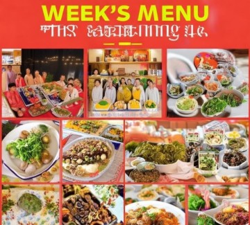 一周干部食堂菜谱,为干部喝彩