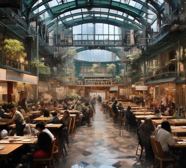 食堂，城市文明的见证与启示