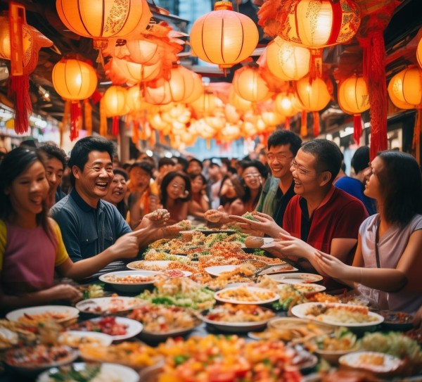 国庆节餐饮节,欢乐喜庆,幸福生活 国庆节餐饮节,欢乐喜庆,幸福生活